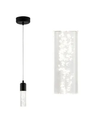 Bolha 1-Light Bubble Modern Minimalist Integrated Led Pendant