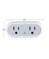 Smart Dual Plug - Wi-Fi Remote App Control for Lights Appliances