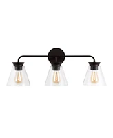 Kondo 3-Light Modern Farmhouse Iron Led Vanity