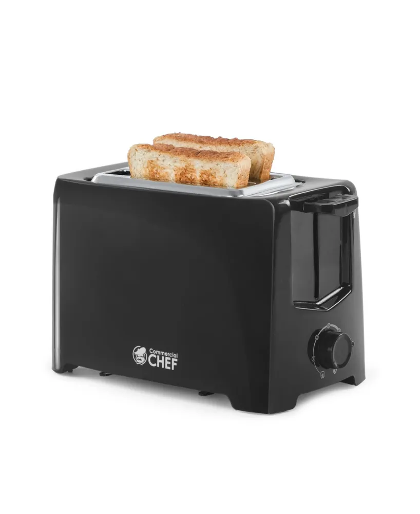 Commercial Chef 2 Slice Toaster with Extra Wide Slots