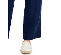 Charter Club Women's 100% Linen Drawstring Pants, Created for Macy's