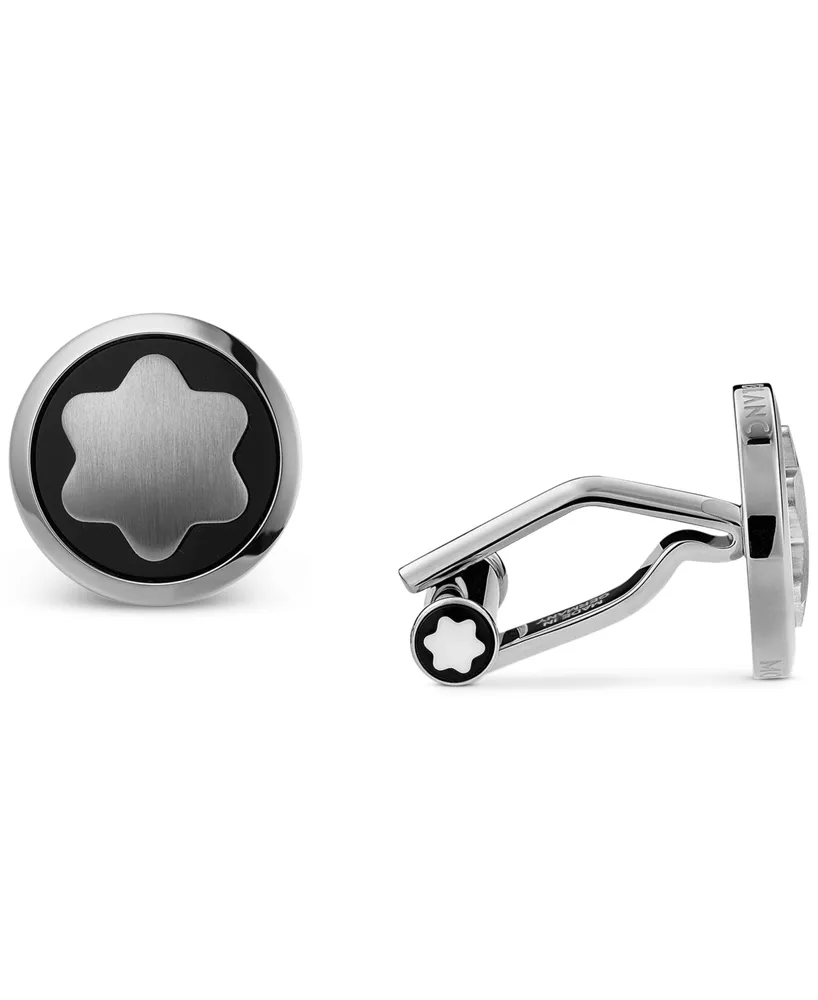 Montblanc Men's Star Stainless Steel Cuff Links