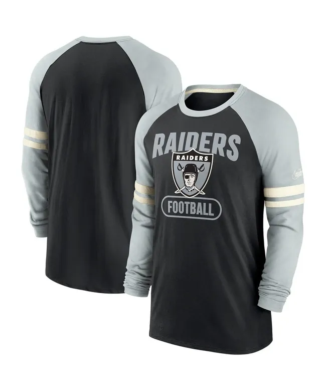 Las Vegas Raiders Mitchell & Ness Heritage Colorblock Tank Top -  Black/Silver