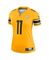 Women's Chase Claypool Gold-Tone Pittsburgh Steelers Inverted Legend Game Jersey - Gold