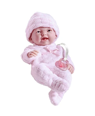 Mini La Newborn 9.5" Real Girl Baby Doll Pink Outfit - Girl