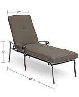 Closeout! Chateau Aluminum Outdoor Chaise Lounge, Created for Macy's