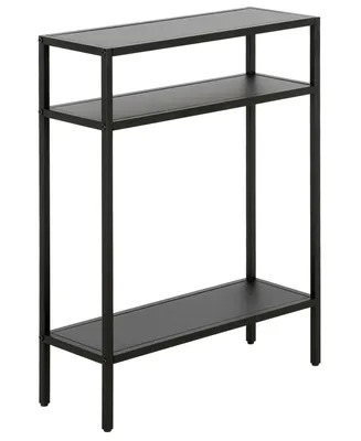 Ricardo 22" Console Table with Metal Shelves