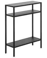 Ricardo 22" Console Table with Metal Shelves