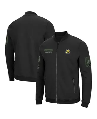 Men's Black Wichita State Shockers Oht Military-Inspired Appreciation High-Speed Bomber Full-Zip Jacket