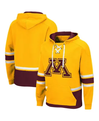 Men's Gold Minnesota Golden Gophers Lace Up 3.0 Pullover Hoodie