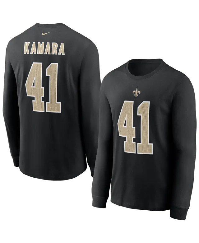 Lids Alvin Kamara New Orleans Saints Nike Player Name & Number Long Sleeve  T-Shirt - Black