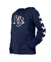 Women's Navy Brooklyn Nets 2021/22 City Edition Pullover Hoodie