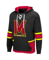 Men's Colosseum Maryland Terrapins Lace Up 3.0 Pullover Hoodie