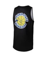 Men's Tim Hardaway and Latrell Sprewell Black Golden State Warriors Slam Player Tank Top