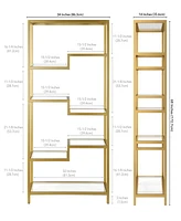 Johann 34" Wide Bookcase