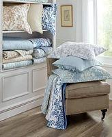 Laura Ashley Flora Cotton Reversible Piece Quilt Set