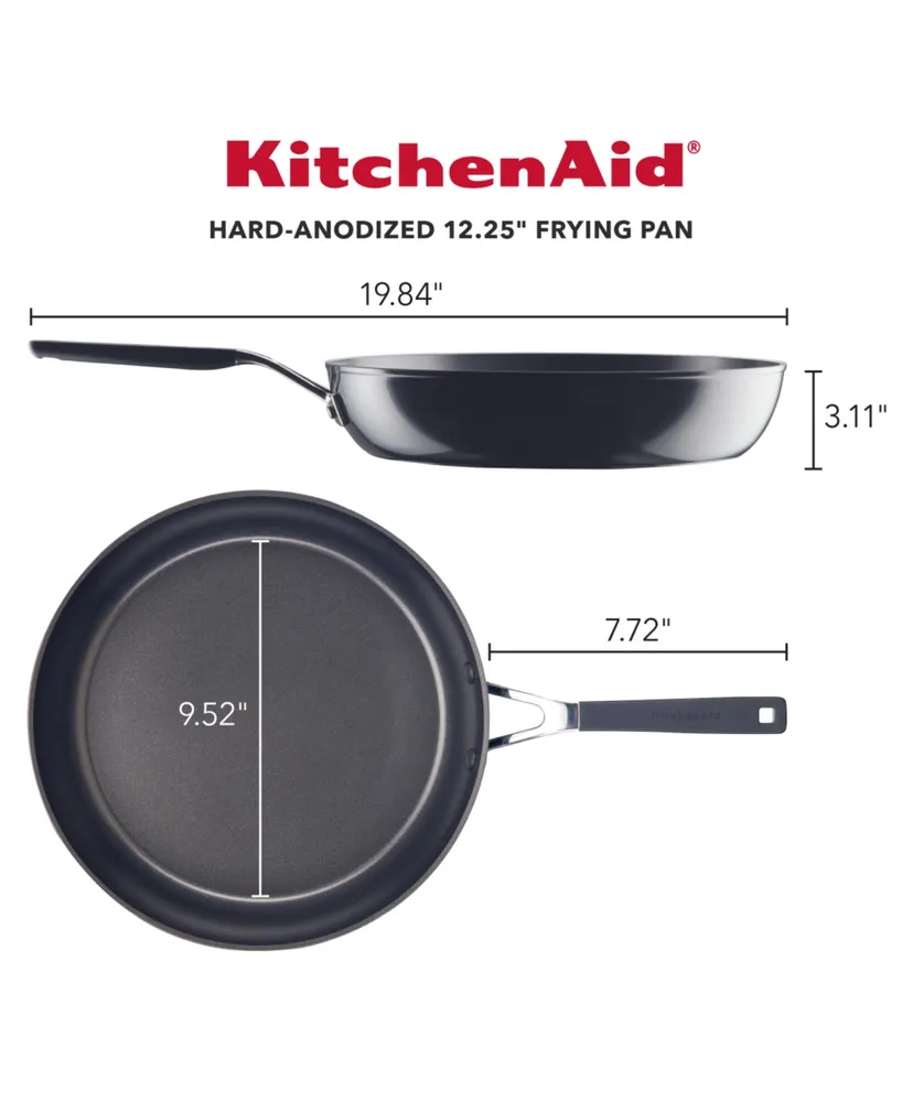 KitchenAid Hard Anodized 12.25" Nonstick Frying Pan