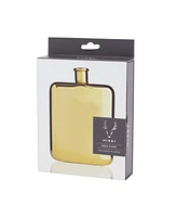 Viski Belmont 14k Gold-Plated Drinking Flask, 6 Oz