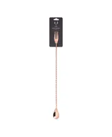 Viski Copper Trident Barspoon with Twisted Stem Handle