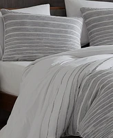 Closeout! Kenneth Cole New York Abstract Stripe Comforter Set