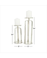 CosmoLiving by Cosmopolitan Modern Candle Holder, Set of 2