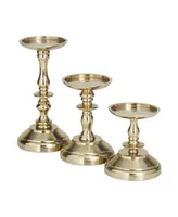 Traditional Candle Holder, Set of 3 - Gold