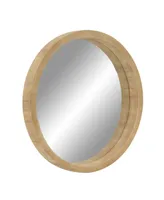 Rosemary Lane Natural Wood Wall Mirror