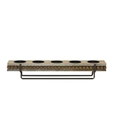 Wood Natural Candlestick Holders