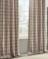 Madison Park Anaheim Plaid Curtain 1 Panel for bedroom, Rob Pocket/Back Tab fit up to 1.25 inches rod Single Living Room