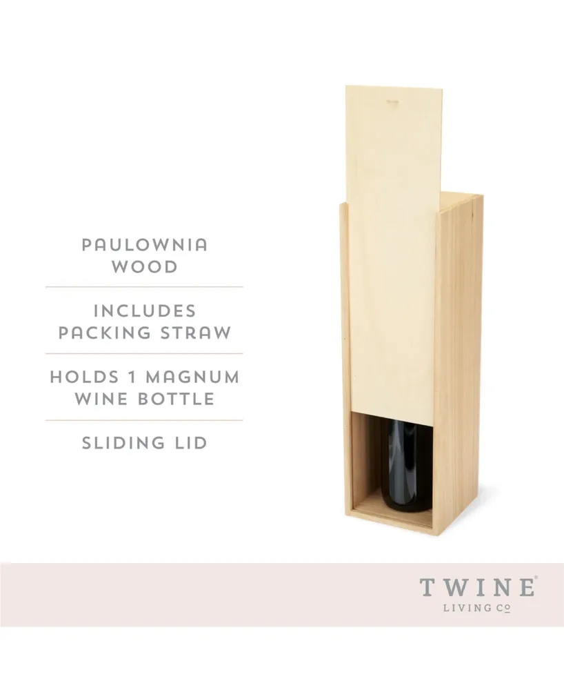 Twine Magnum Wooden Wine Box