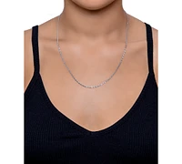 Sparkle Chain Necklace 22" (1-1/2mm) in 14K White Gold