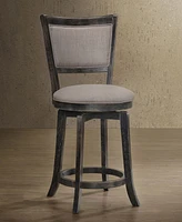 Maria Weathered Bar 29" Bar Stools, Set of 2