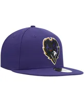 Men's Purple Baltimore Ravens Omaha Alternate Logo 59FIFTY Fitted Hat