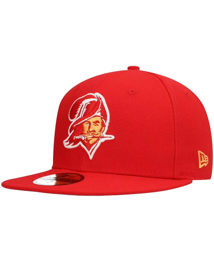 Men's Red Tampa Bay Buccaneers Omaha Throwback 59FIFTY Fitted Hat