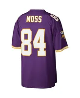 Men's Randy Moss Purple Minnesota Vikings Legacy Replica Jersey