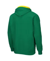 Men's Green Oregon Ducks Big and Tall Full-Zip Hoodie