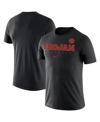 Men's Black Usc Trojans Baseball Legend Performance T-shirt