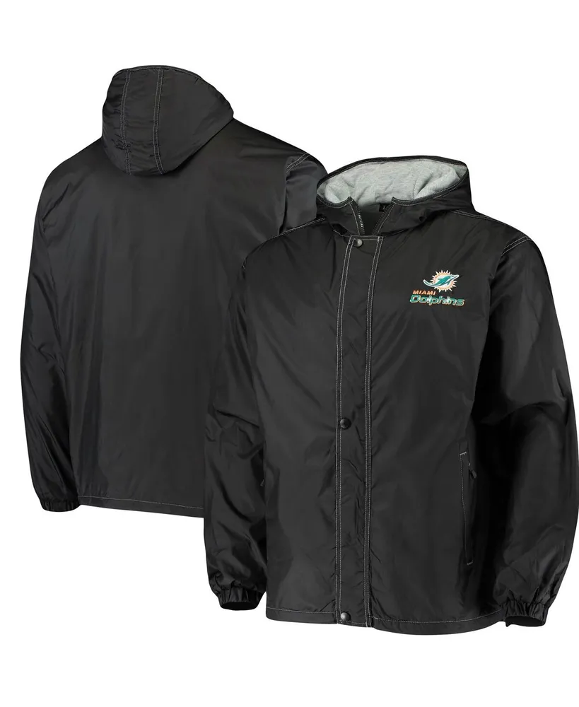 Youth Aqua Miami Dolphins Stadium Full-Zip Hoodie