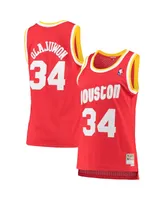 Women's Hakeem Olajuwon Red Houston Rockets 1993-94 Hardwood Classics Swingman Jersey