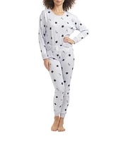 Tommy Hilfiger Women's Hacci Printed Pajama Set