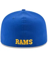 Men's Royal Los Angeles Rams Classic Logo Omaha 59FIFTY Fitted Hat