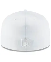 Men's Green Bay Packers White on White 59FIFTY Fitted Hat