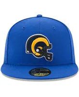 Men's Royal Los Angeles Rams Classic Logo Omaha 59FIFTY Fitted Hat