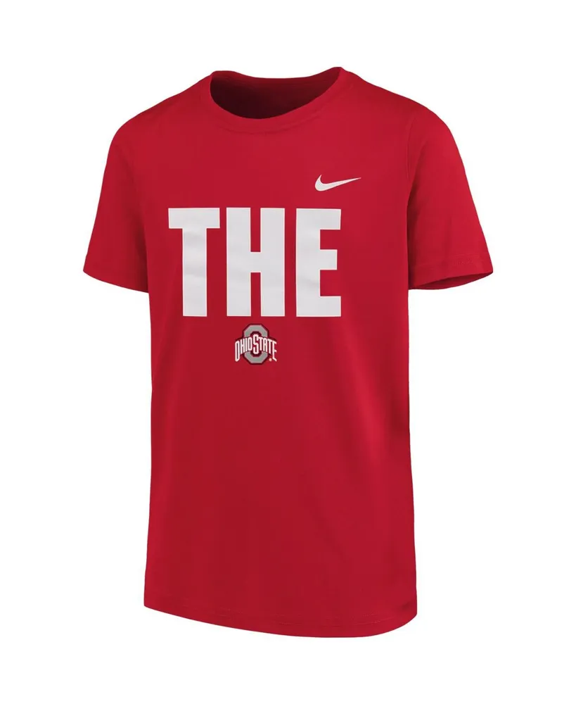 Big Boys Scarlet Ohio State Buckeyes Local T-shirt