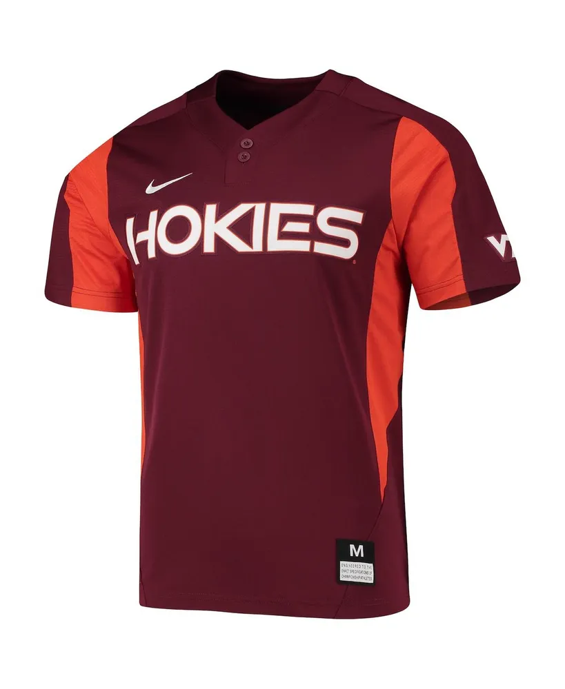 Men's Maroon Virginia Tech Hokies 2-Button Replica Baseball Jersey