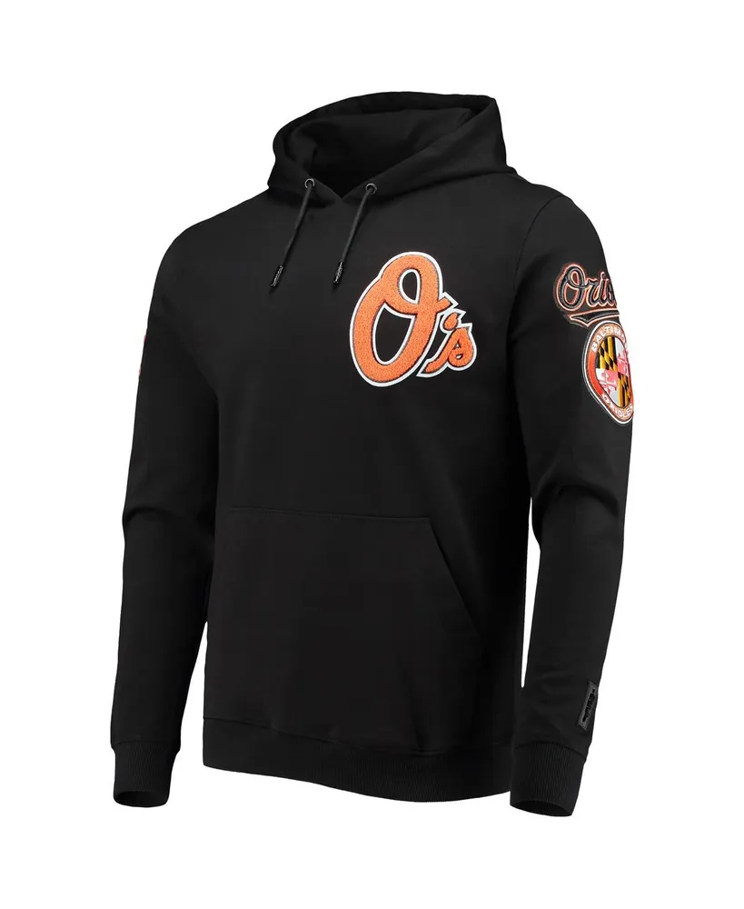 Men's Black Baltimore Orioles Team Logo Pullover Hoodie