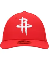 Men's Red Houston Rockets Team Low Profile 59FIFTY Fitted Hat