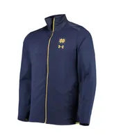 Men's Navy Notre Dame Fighting Irish 2021 Sideline Command Full-Zip Jacket