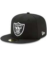 Men's Black Las Vegas Raiders Omaha 59FIFTY Fitted Hat