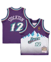 Infant Girls and Boys John Stockton Purple Utah Jazz 1996/97 Hardwood Classics Retired Player Jersey